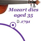 Mozart dies aged 35 1791