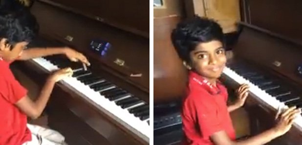 fast piano kid